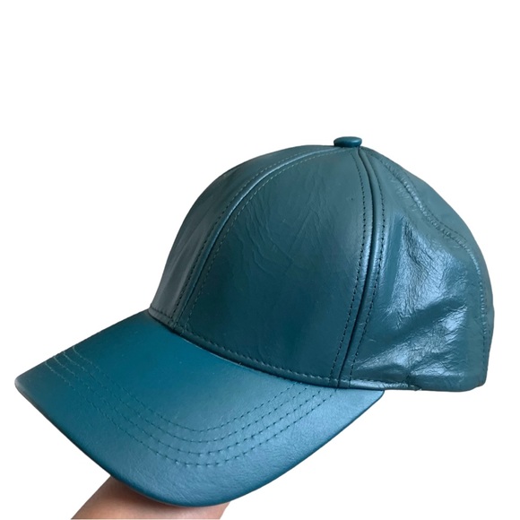 Genuine Leather Unisex Retro Cap - Picture 5 of 7